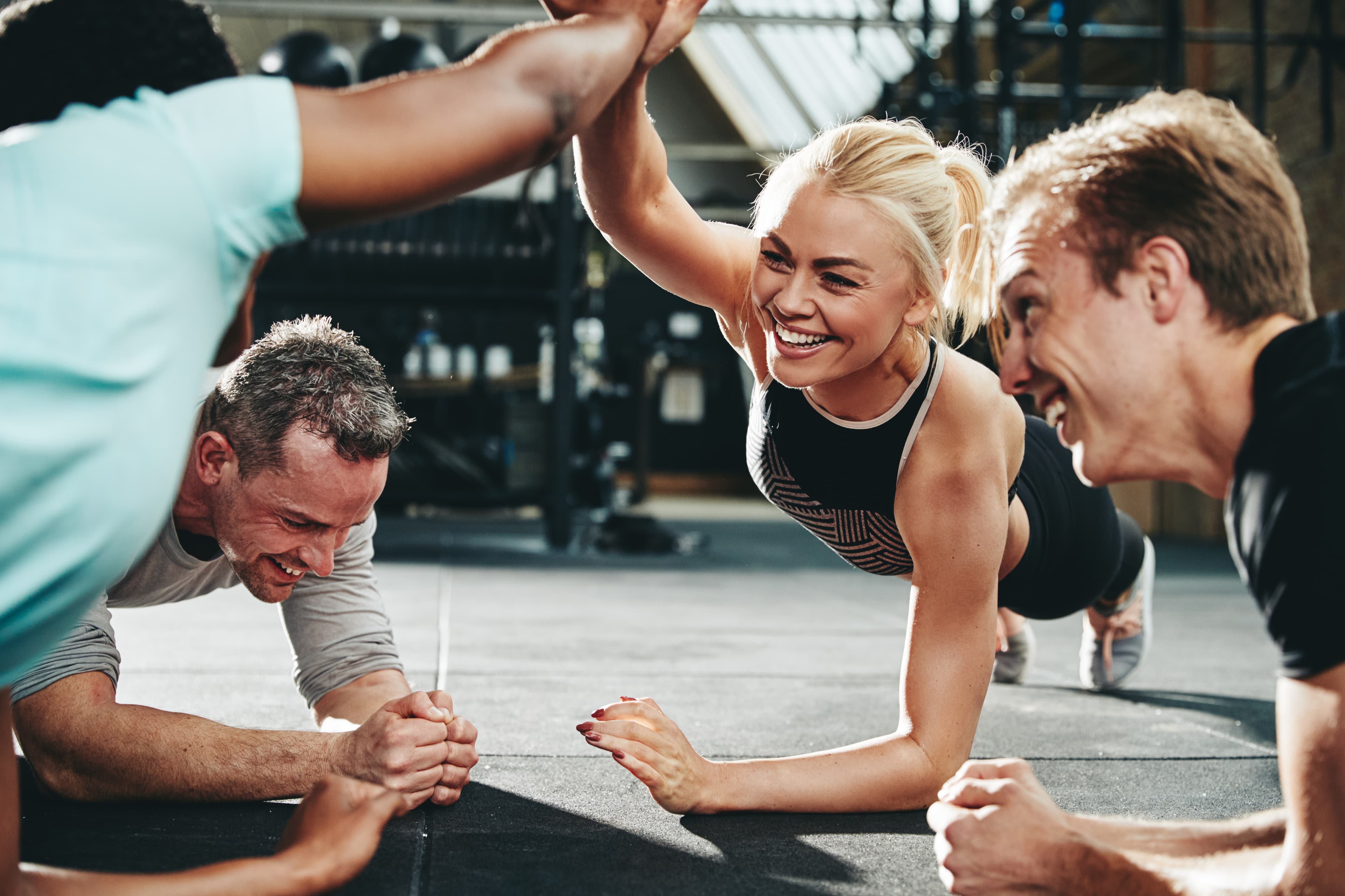 Coach and client training together